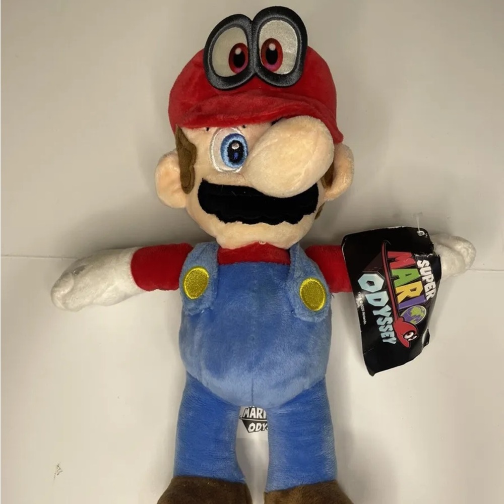 Nintendo Super Mario Red Cappy Mario Soft Plush 12" NEW